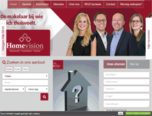 Tablet Screenshot of homevision.nl